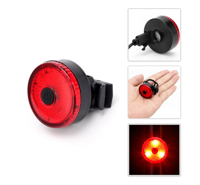 Велоліхтар акумуляторний BSK-1133-XPG та STOP-3SMD(red), Велосипедний ліхтар із захистом від вологи