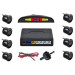 Парктронік (паркувальний радар) Assistant Parking Sensor, 8 чорних датчиків