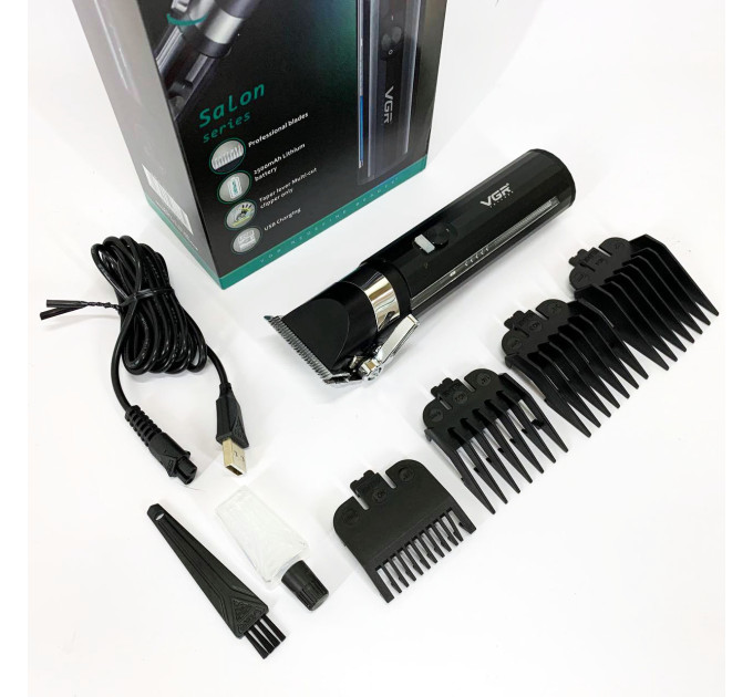 Акумуляторна машинка для стрижки VGR V-687