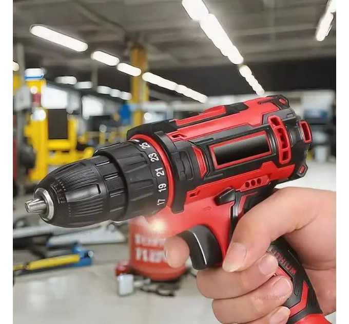 Аккумуляторный шуруповерт с насадками KRAFFTEC 24V