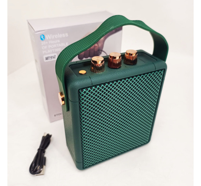 Колонка портативная STOCKWELL W2 BT Green