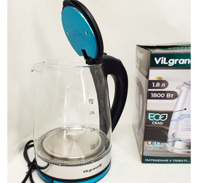 Електрочайник Vilgrand VL1188GK 1800Вт 1.8Л