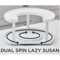 Спецівниця Spice Spinner Two-Tiered Spice Organizer, Поворотна підставка для спецій, Карусель для спецій
