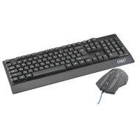 Клавиатура+мышка UKC с LED подсветкой от USB M-710, клавиатура игровая с подсветкой и мышкой