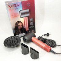Фен професійний VGR V-440. Колір: оранжевий