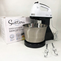 Миксер Блендер Suntera SMX-504 стационарный миксер, миксер тестомес для дома, миксер планетарный комбайн