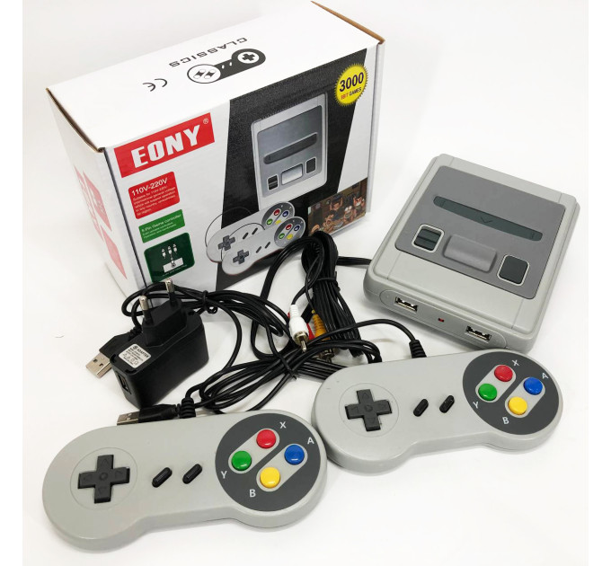 Консоль игровая с джойстиками Retro LH-2221 3000 игр, Приставка с джойстиком для второго игрока