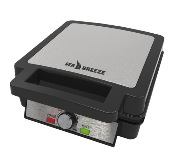 Електровафельниця для бельгійських вафель SeaBreeze SB-0101 1200 Вт, Якісна вафельниця для вафель