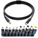 Кабель живлення для ноутбука з перехідниками 10в1 65W USB Type-C Адаптер для ноутбука від повербанка