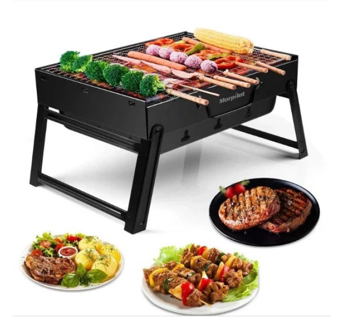 Мангал складаний 36х28х20см BBQ для барбекю