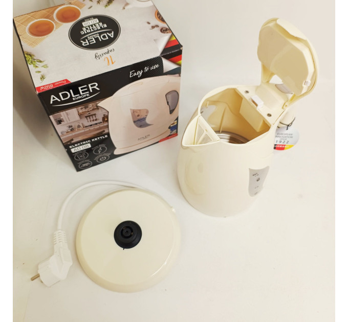 Електрочайник Adler AD 08 1.0л Beige