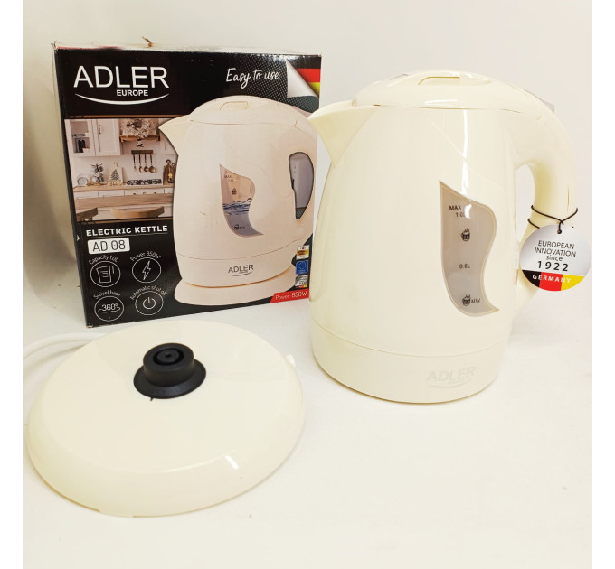 Електрочайник Adler AD 08 1.0л Beige