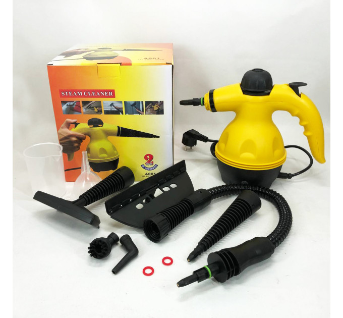 Пароочиститель с функцией отпаривателя Steam Cleaner Pro 1000 Вт 6 насадок