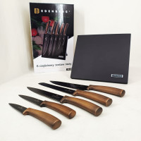Набір ножів із магнітною підставкою Edenberg EB-964 керамічне покриття 6 предметів
