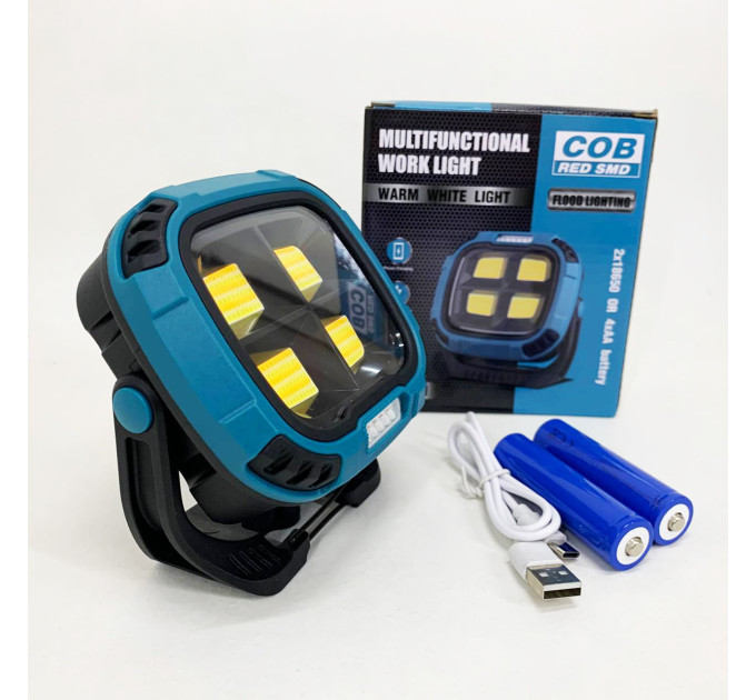 Кемпинговый фонарь с 4 COB и 5 SMD светодиодами с функцией Power bank