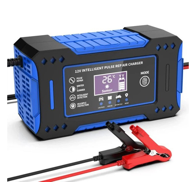 Зарядний пристрій Інтелектуальний Pulse Repair 12V 6A з функцією відновлення акумуляторів