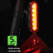 Велосипедный фонарь аккумуляторный LEADBIKE LD80-6LED с лазерной разметкой велофонарь, Фонарь стоп