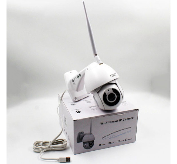 Камера видеонаблюдения IP всепогодная поворотная UKC CAMERA v380 C6 IP 1080p 2.0 mp уличная