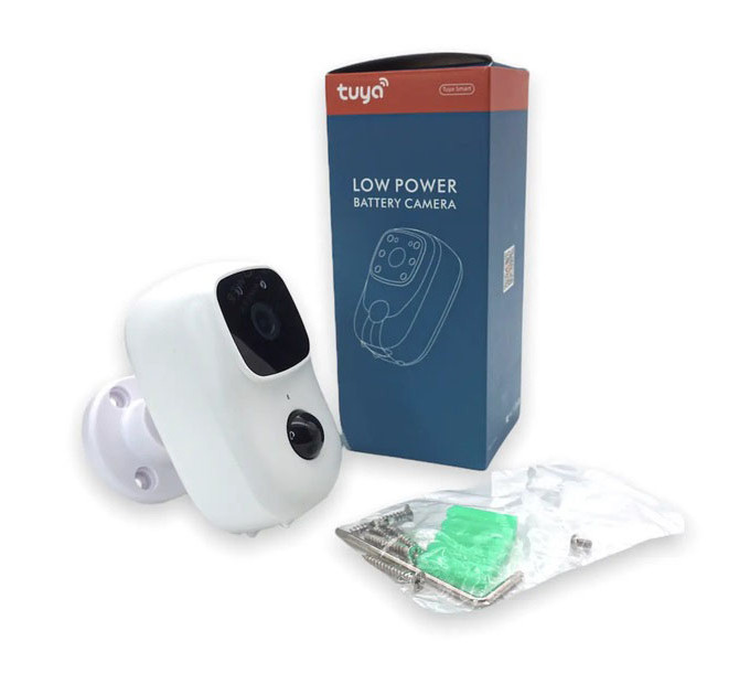 Камера видеонаблюдения Smart wifi приложение Tuya работает от 2x18650