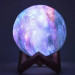 Настільний акумуляторний нічник світильник для дитячої Magic 3D COLOR Moon Light с пультом
