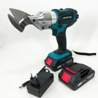 Аккумуляторные ножницы по металлу в кейсе Krafftec DJS130R, 2 акб 36V/5AP