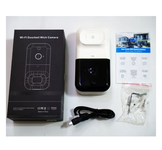 Беспроводная видеокамера дверного звонка домофон SMART DOORBELL X5 wifi