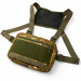 Тактическая нагрудная сумка Multicam Cordura 1000D с MOLLE и патч-панелью, 5 карманов, 30×20×8 см