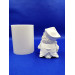 Силиконовая форма 3D "Сова Пират" для заливки мыла, воска, форма совы. 