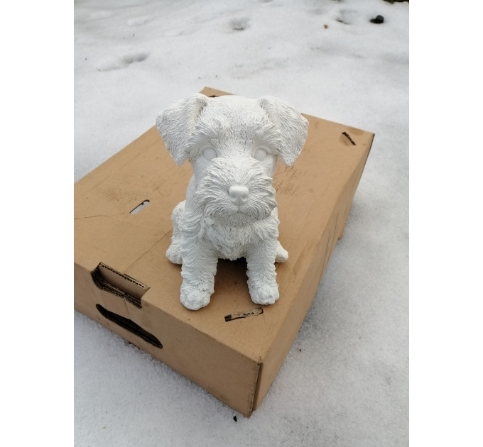 Силиконовая форма 3D Собака "Йорк" для заливки свечей, мыла, воска, гипса