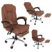 Офисное кресло с подставкой для ног Hanert Ergo Dark Brown