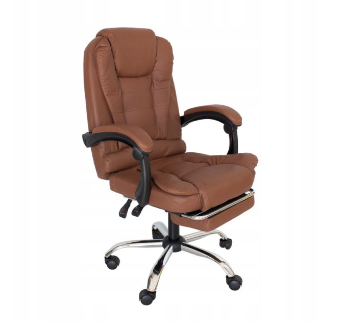 Офисное кресло с подставкой для ног Hanert Ergo Dark Brown