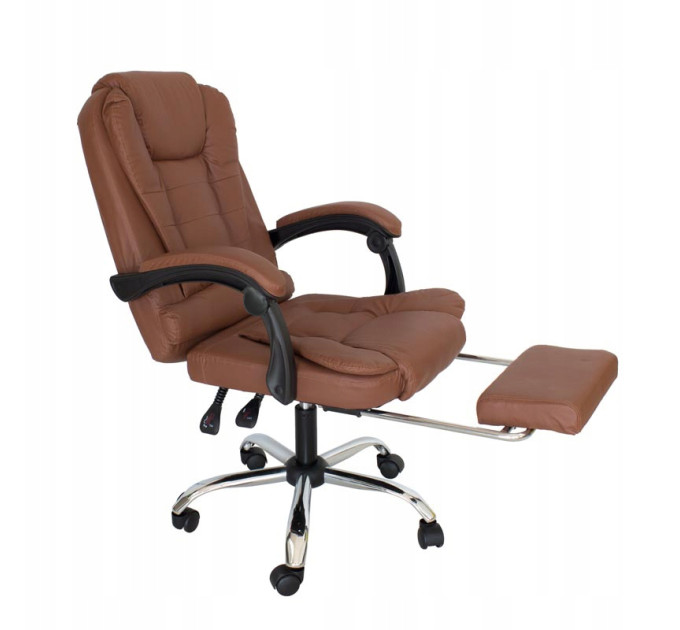 Офисное кресло с подставкой для ног Hanert Ergo Dark Brown