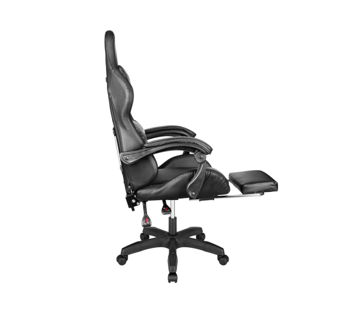Кресло геймерское с подсветкой Hanert G-Force Black + RGB