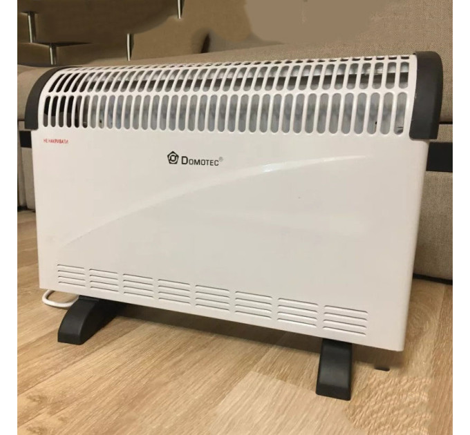 Конвектор Domotec MS-5904 з терморегулятором до 2000 Вт електричний обігрівач, Теплоконвектор