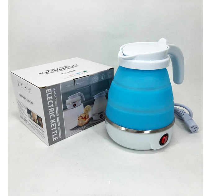 Электрочайник складной Travel Folding 600 мл. Цвет: голубой