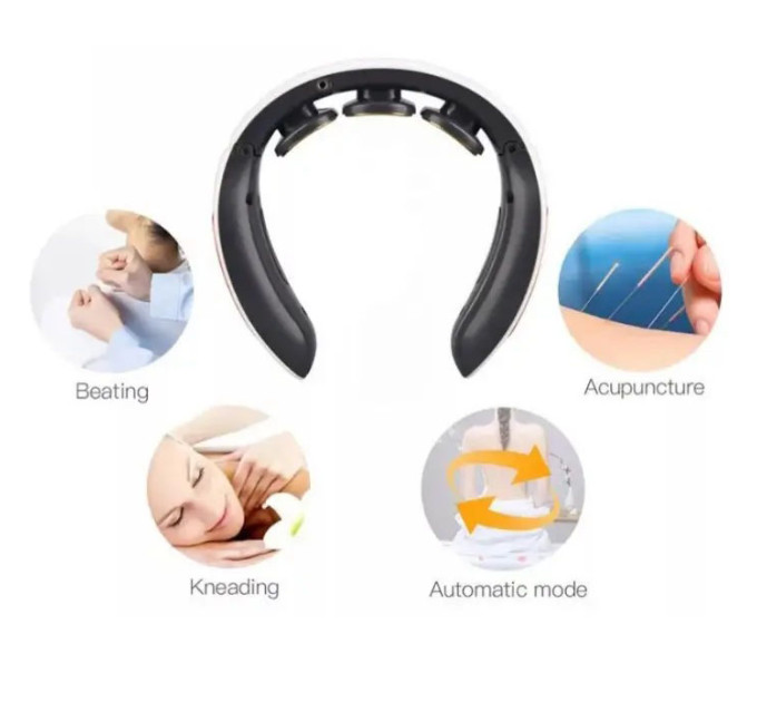Масажер для шиї Smart Neck Massager HX-1680 6 режимів