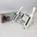 Подставка для ноутбука Multi-Position foldable bracket JC-25 8х22смСтильная подставка. Цвет: белый