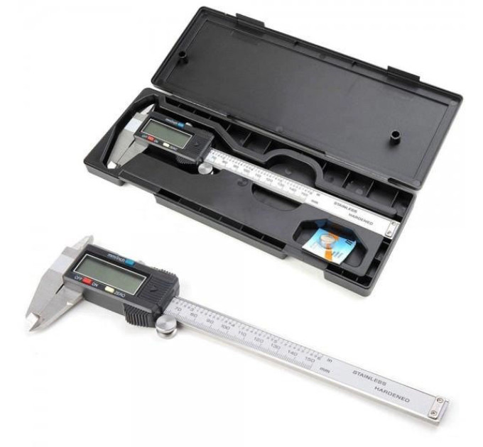 Электронный цифровой Штангенциркуль Digital Caliper 0-150 мм с LCD дисплеем в кейсе микрометр электронный