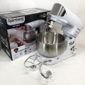 Електричний планетарний міксер тістоміс Rainberg RB-8083 3200Вт з насадками White