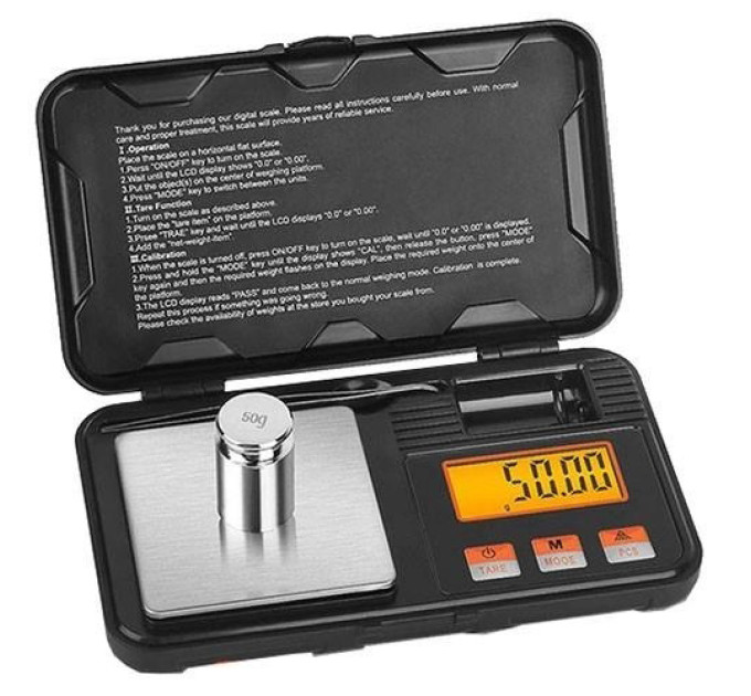 Ваги ювелірні CX-Toolbox, 200г (0,01г) з чашею, міні ваги, електронні грамові ваги для золота