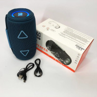 Bluetooth-колонка TG657 с RGB подсветкой 1500 mAh, музыкальные колонки для улицы. Цвет: синий