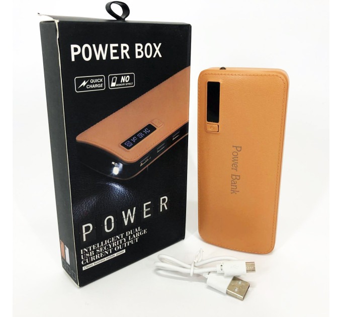 Портативное Зарядное Устройство Павербанк 50000 mAh 3хUSB Power Bank Smart Tech Beige