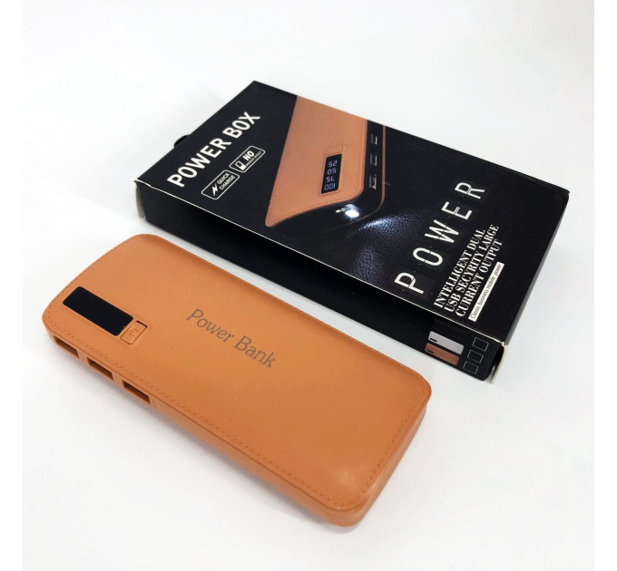 Портативное Зарядное Устройство Павербанк 50000 mAh 3хUSB Power Bank Smart Tech Beige