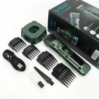 Аккумуляторная беспроводная машинка для стрижки волос VGR V-696 с LED дисплеем и ТУРБО режимом