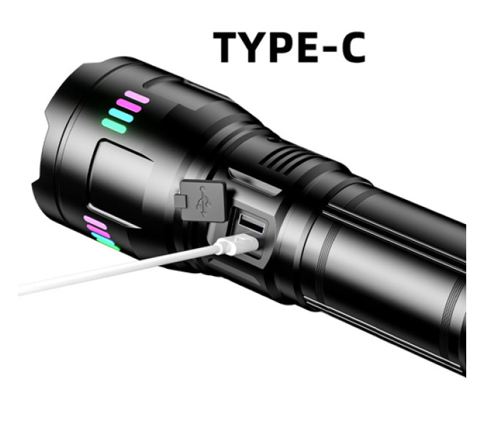 Фонарь NIGHT VISION FLUORESCENCE G01-PM60-TG, Мощный карманный фонарик, Сильный фонарик