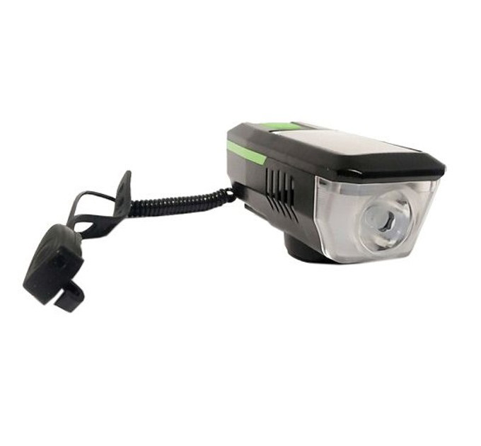 Велофара с сигналом Waterproof LY-17-XPE с выносной кнопкой, Долговечный велосипедный фонарь