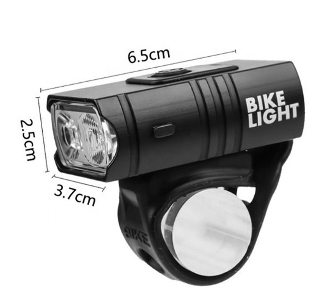 Велосипедный фонарь BK-02Pro-2XPE ULTRA LIGHT, Велосипедный фонарь с защитой от влаги, Велосипедный свет