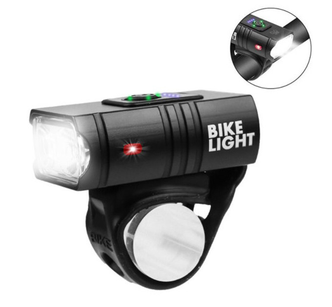 Велосипедный фонарь BK-02Pro-2XPE ULTRA LIGHT, Велосипедный фонарь с защитой от влаги, Велосипедный свет