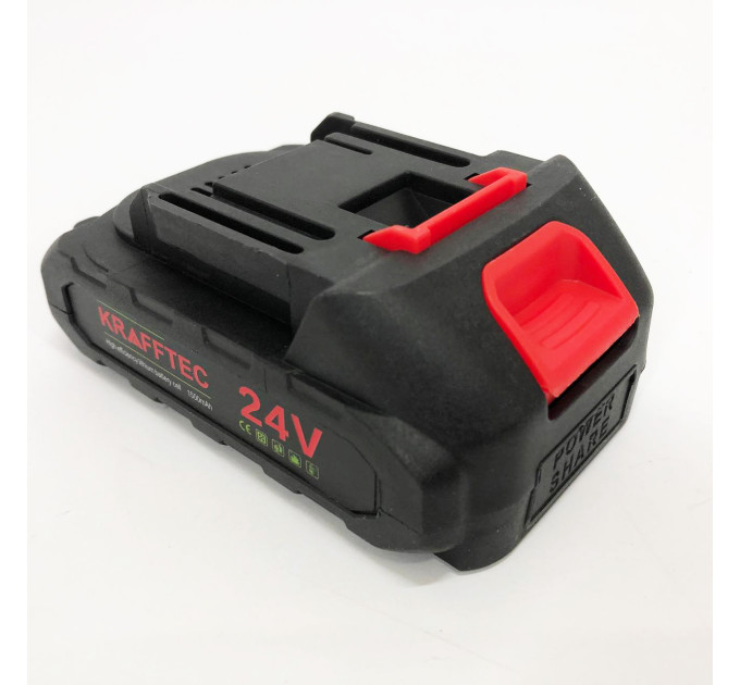 Літій-іонний акумулятор KRAFFTEC 24V 1500mAh для електроінструментів, Акумулятори для дриля шуруповерта