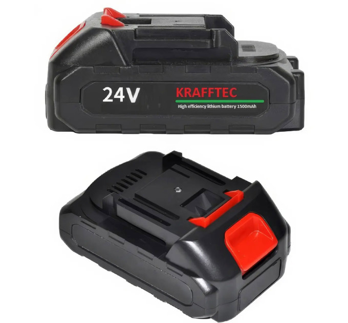 Літій-іонний акумулятор KRAFFTEC 24V 1500mAh для електроінструментів, Акумулятори для дриля шуруповерта